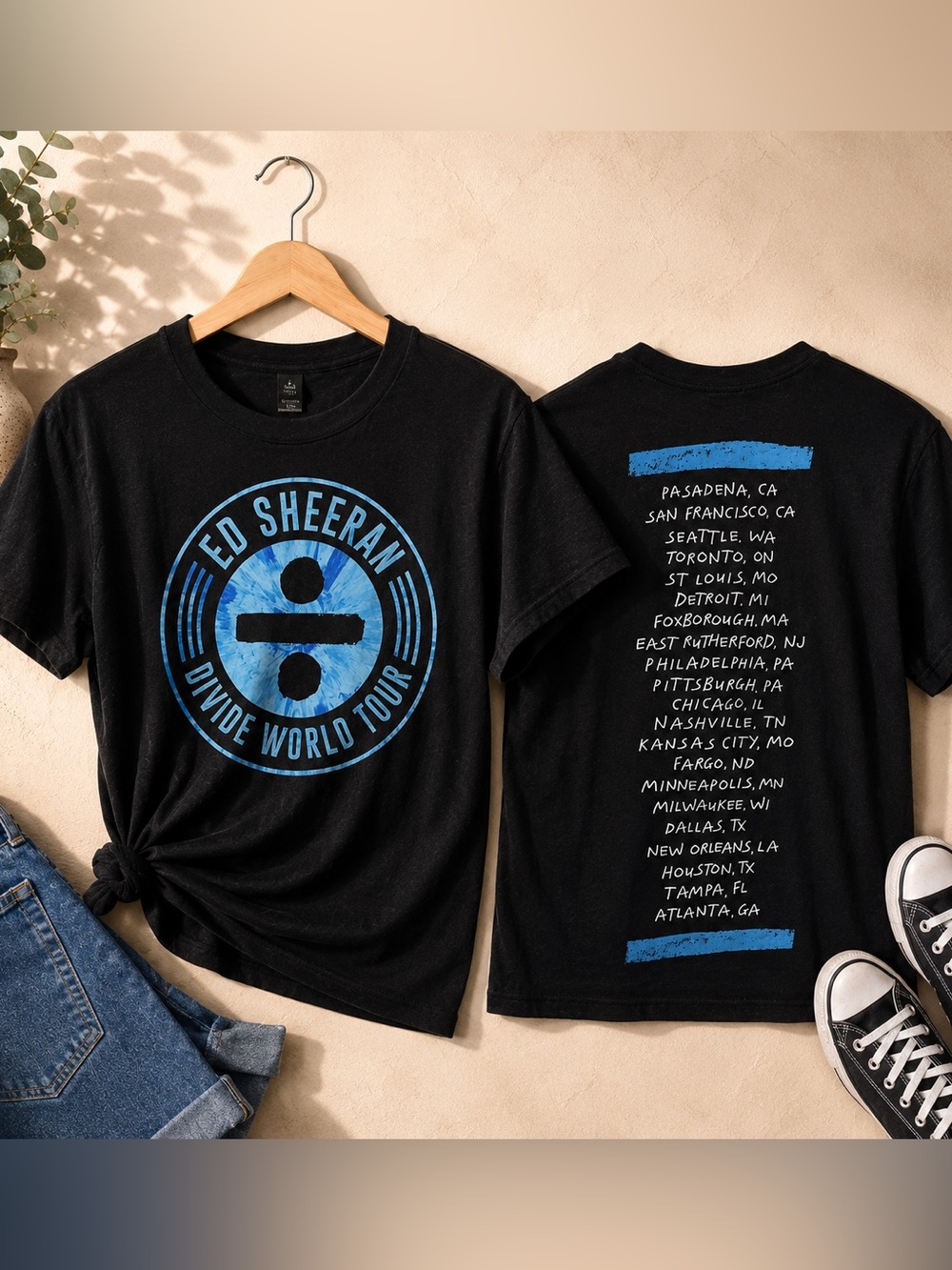 Ed Sheeran Divide World Tour Concert Tee